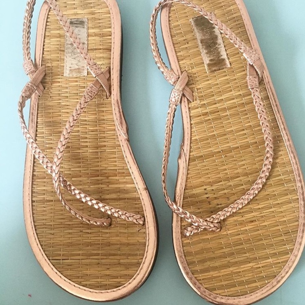 Old navy rose gold sandals